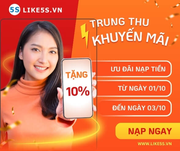 Khuyến mãi tháng 10 Like5s